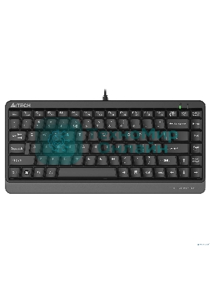 Клавиатура проводная A4Tech Fstyler FKS11, USB, черный/серый