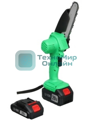Пила цепная аккумуляторная ZITREK GreenSaw 20 Extra power 20В, 3А·ч Li-ion аккум. 1шт, 1,5А·ч Li-ion аккум. 1шт, ЗУ