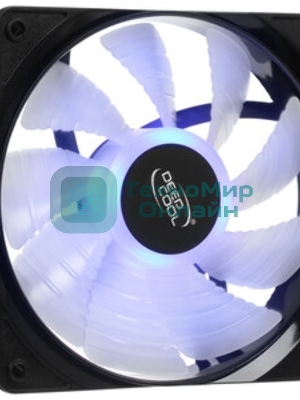 Вентилятор для корпуса DEEPCOOL RF120B черный, 120 мм, 1300 об/мин, 21.9 дБ, 3 pin