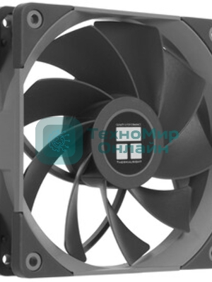 Кулер для корпуса Thermalright TL-M12R Reverse (124x120x25mm, 4-pin PWM, ARGB, 42.6CFM, 23.2dBA, 1500RPM, черный)