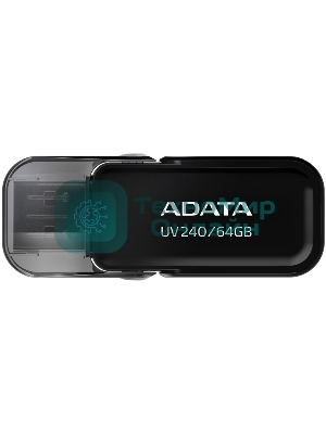 Флешка USB ADATA UV240 (AUV240-64G-RBK), 64Gb, USB 2.0, R/W 15/5, черный