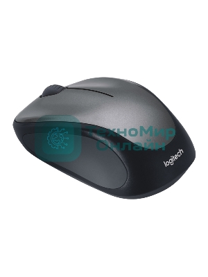 Мышь беспроводная Logitech M235 серый/черный, 1000 dpi, радиоканал, USB, кнопки - 3