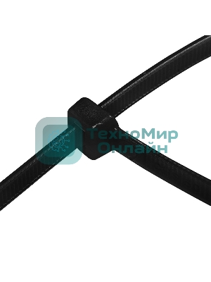 Хомут-стяжка кабельная нейлоновая PROconnect 400 x4,8 мм, черная, упаковка 100 шт.