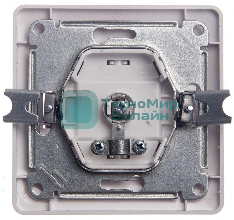 Механизм розетки TV 1-м СП Glossa проходной 4DB белый SchE GSL000192