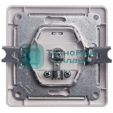 Механизм розетки TV 1-м СП Glossa проходной 4DB белый SchE GSL000192