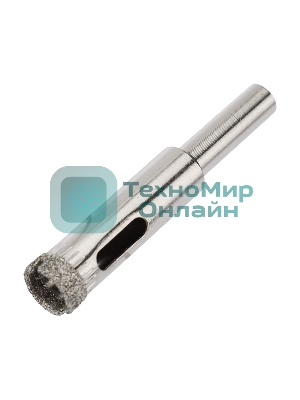 Сверло алмазное Kranz 10 мм, по керамике и стеклу