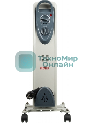 Обогреватель масляный Ресанта ОМ- 5Н (1 кВт) 67/3/6, 5 секц.