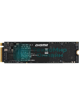 Накопитель SSD Digma Mega M2, 2048 Gb, PCIe 3.0 x4, M.2 2280, NVMe, R/W 3300/3000