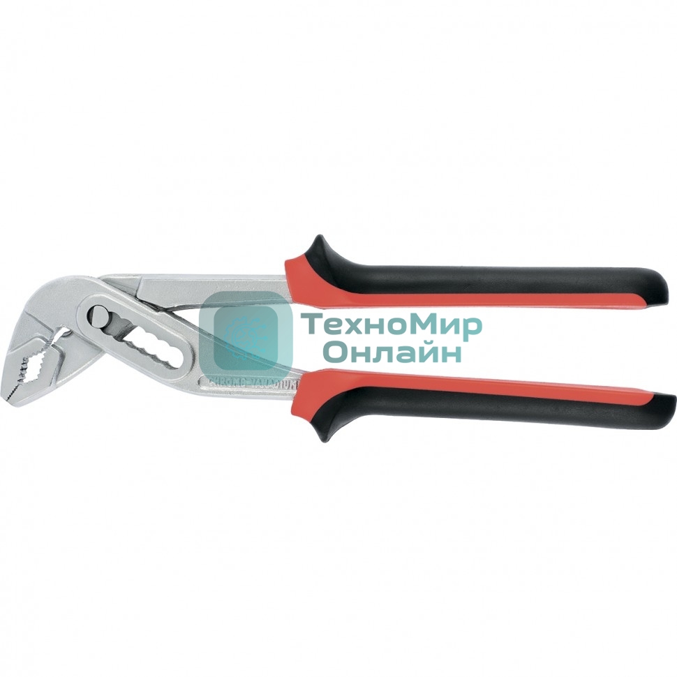 Клещи переставные Matrix nickel 250 мм, хром-ванадий, двухкомпонентные рукоятки