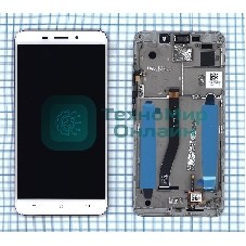 Дисплей для Asus ZenFone 3 Laser ZC551KL белый с рамкой