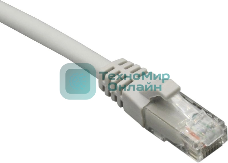 Патч-корд Suprlan 10-0167 UTP RJ-45 вил.-вилка RJ-45 Cat.6 1м серый LSZH