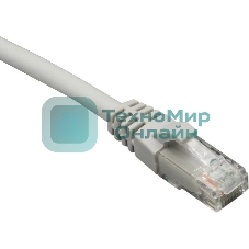 Патч-корд Suprlan 10-0167 UTP RJ-45 вил.-вилка RJ-45 Cat.6 1м серый LSZH