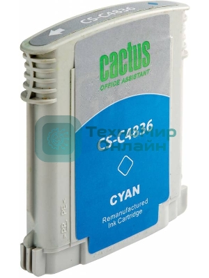 Картридж струйный Cactus CS-C4836 голубой (29 мл) для №11 HP 2000/2500/1000/1100/1200