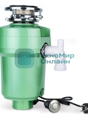 Измельчитель пищевых отходов Бирюса WD-550E2 зеленый