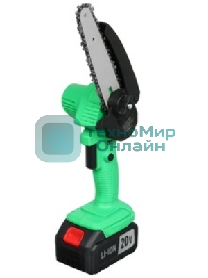 Пила цепная аккумуляторная ZITREK GreenSaw 20 Extra power 20В, 3А·ч Li-ion аккум. 1шт, 1,5А·ч Li-ion аккум. 1шт, ЗУ
