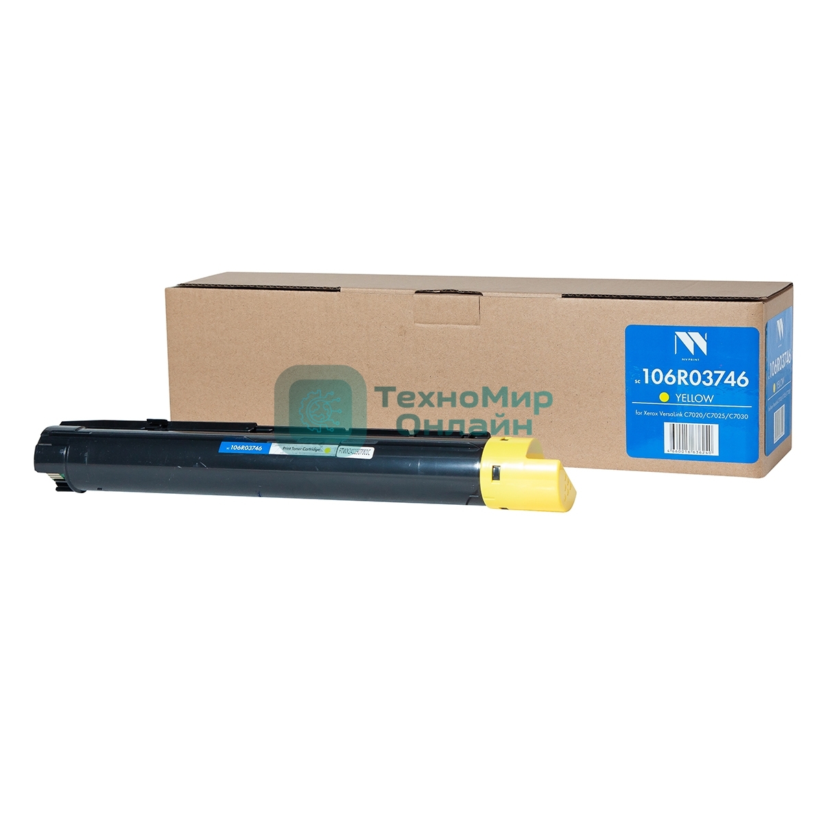 Картридж лазерный NVPrint совместимый NV-106R03746 Yellow для Xerox VersaLink C7020/C7025/C7030 (16500k)
