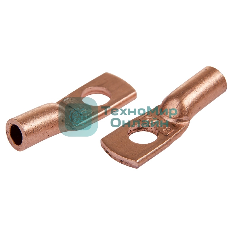 Наконечник ТМ Rexant 16-8-6 (16 мм² - Ø8 мм) (в упак 100 шт)