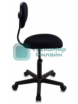 Кресло Бюрократ CH-1201NX черный, ткань, 100 кг