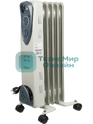 Обогреватель масляный Ресанта ОМ- 5Н (1 кВт) 67/3/6, 5 секц.