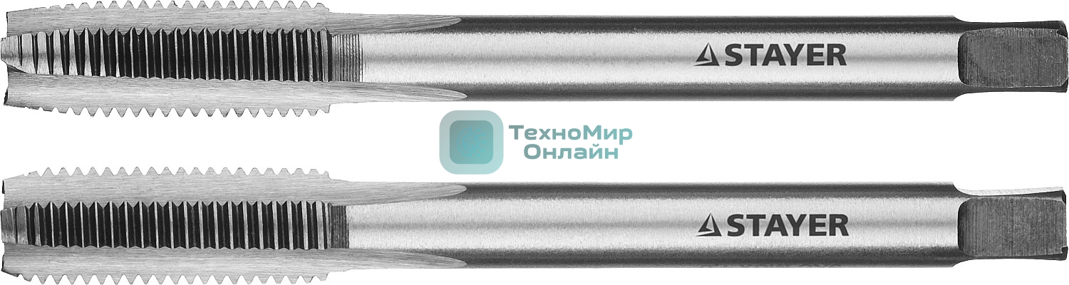 Комплект метчиков, 2 шт STAYER M8х1.0