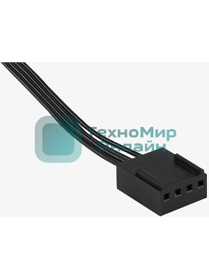 Кулер для процессора AeroCool/Formula Cylon 3H черный, 120 мм, алюминий, 1800 об/мин, 24.3 дБ, 4 pin, 125 Вт, 98 мм