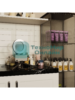 Светильник кольцевой Gauss 10W 600lm 3000-6500K 5V USB IP20 160x23мм черный дим, пульт LED 8