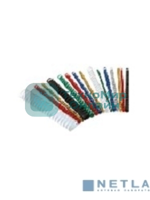 Пружины для переплета пластиковые Fellowes Lamirel LA-7867401 14 мм белый 100 шт