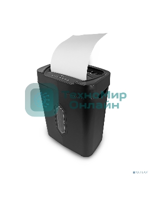 Шредер ГЕЛЕОС УМ22-4 DIN P-4 (4 ур-нь секр.), фрагмент 4х35мм, 14 лист (70г/м2), CD/пл.карты/скрепки/скобы, 22 литра