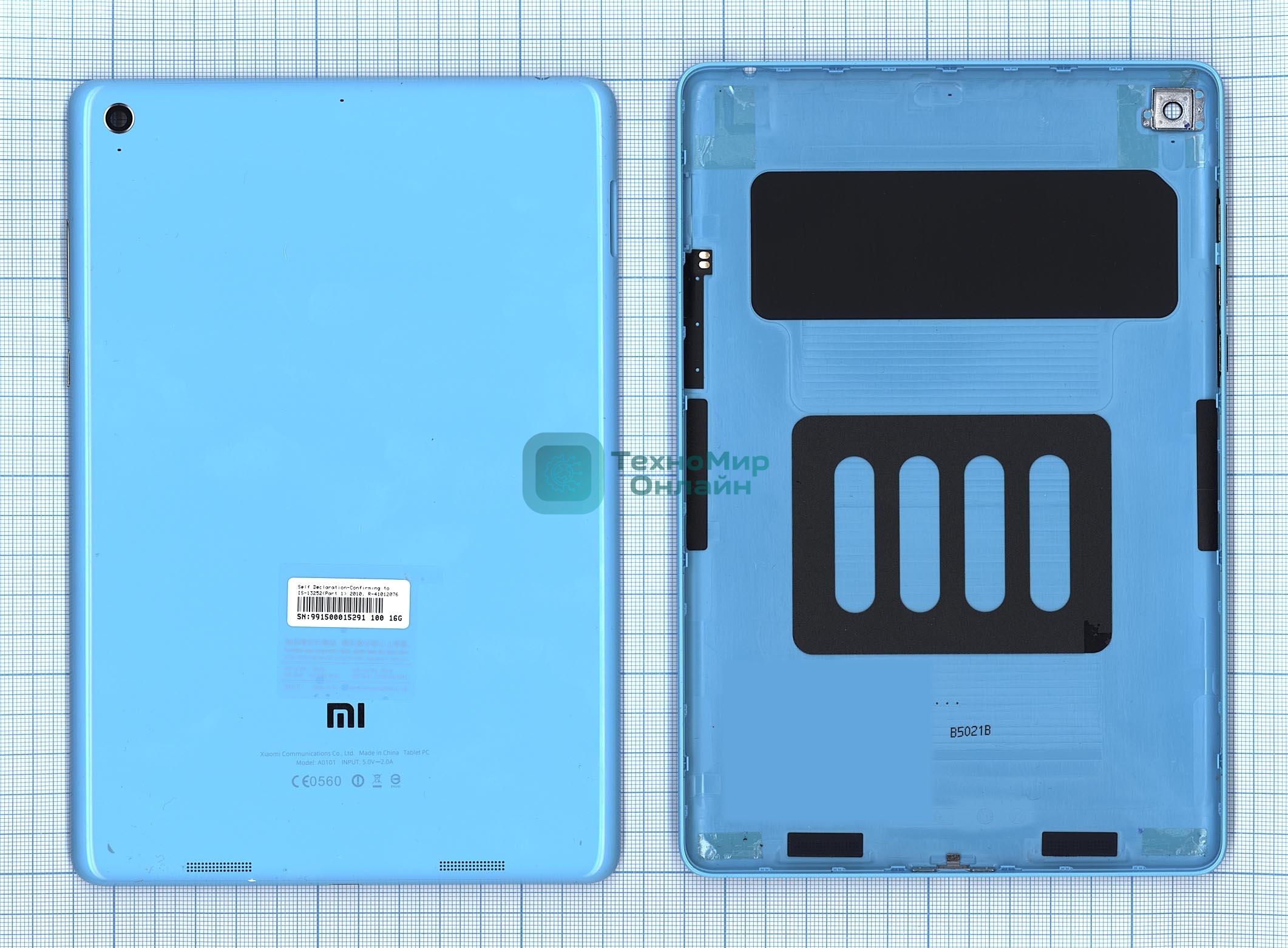 Задняя крышка для Xiaomi MiPad голубой