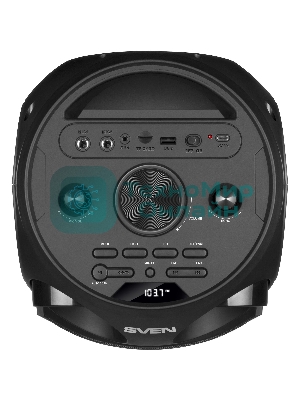 Колонка АС SVEN PS-750, черный (80 Вт, TWS, Bluetooth, FM, USB, microSD, LED-дисплей, 2х4400мА*ч)