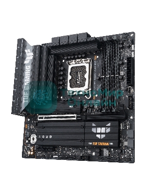 Материнская плата ASUS TUF GAMING B860M-PLUS WIFI, LGA 1851, Intel B860, 4xDDR5, 4xSATA, 3xM.2, 1xPCIe 5.0 x16, 1xPCIe x4, 1xUSB-C, 4xUSB-A 3.2 Gen 1, 2xUSB-A 3.2 Gen 2, 1xHDMI, 1xDP, 1x2.5Gb LAN, 7.1, mATX