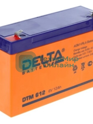 Батарея для ИБП Delta DTM 612 (6V, 12Ah)