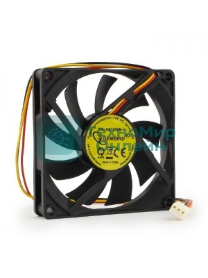 Вентилятор Gembird D8015ВM-3, 80x80x15 подшипник, 3 pin, провод 30 см , OEM {100}