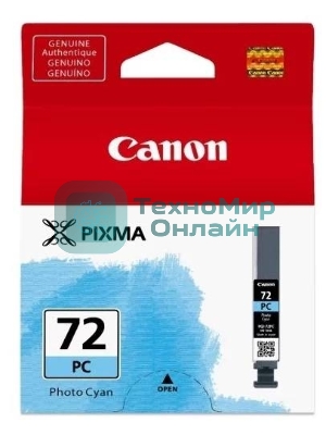 Картридж струйный Canon PGI-72PC (6407B001) фото-голубой (351 стр.) для Canon PRO-10