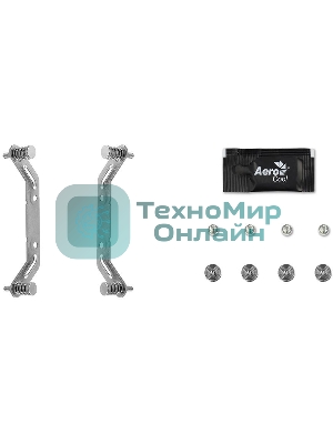 Кулер для процессора AeroCool/Formula Cylon 3H черный, 120 мм, алюминий, 1800 об/мин, 24.3 дБ, 4 pin, 125 Вт, 98 мм