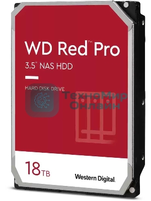 Жесткий диск WD Red Pro WD181KFGX 18ТБ 3,5