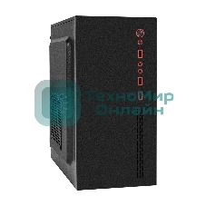 Компьютерный корпус Minitower ExeGate BAA-403U2-UNS350 (mATX, БП UNS350 с вент. 12см, 1*USB/2*USB 3.0, HD Audio, черный)