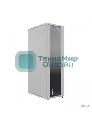 Шкаф серверный NTSS Премиум (NTSS-R22U60100GS) напольный 22U 600x1000мм пер.дв.стекл металл 900кг серый IP20 сталь