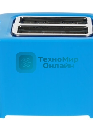 Тостер BBK TR81M синий, 800 Вт, 2 слота