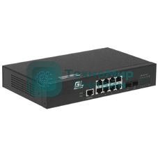 Коммутатор управляемый GIGALINK GL-SW-G201-10 - L2, 8 10/100/1000Мб/с BASE-T, 2 SFP 1000 Мб/с Base-X, 1 консольный порт