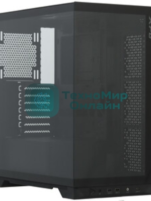 Компьютерный корпус XPG INVADER X BLACK (INVADERXMT-BKCWW) Mid-Tower Gaming ATX PC Case with Panoramic View, Tempered Glass Panels, and RGb Lighting Black