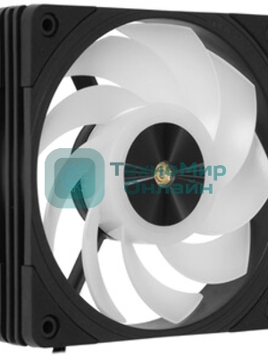 Кулер для корпуса Thermalright TL-M12R-S Reverse (124x120x25mm, 4-pin PWM, ARGB, 34.43CFM, 23.2dBA, 1500RPM, черный)