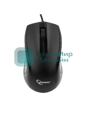 Мышь проводная Gembird MUSOPTI9-905U черный, 1000 dpi, USB, кнопки - 3