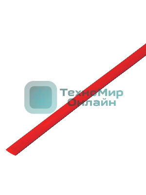 Термоусадочная трубка PROconnect 30/15 мм, красная, упаковка 10 шт. по 1 м