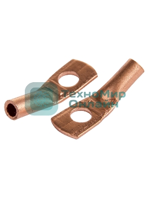 Наконечник медный Rexant ТМ 70-10-13 (70мм² - Ø13мм) (в упак. 50 шт.)