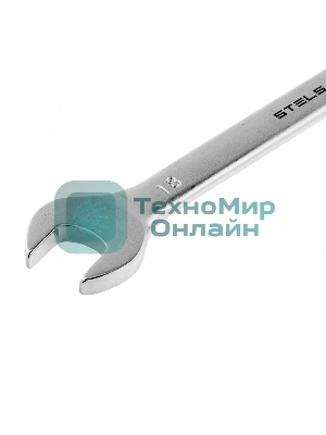 Ключ комбинированный Stels 18 мм, CrV, матовый хром