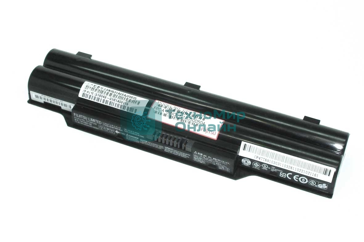 Аккумуляторная батарея для ноутбука Fujitsu Siemens Lifebook A530 48Wh CP477891-01 черный