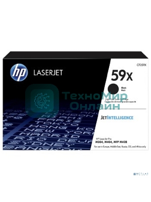 Картридж лазерный HP 59X черный для LJ M304/M404/MFP M428 10000 стр