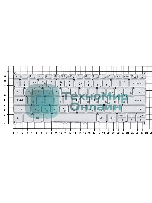 Клавиатура для ноутбука Acer Swift 3 SF313-51 серебристая с подсветкой