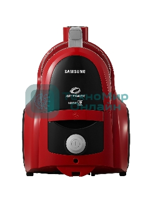 Пылесос Samsung VCC4520S3R/XEV красный, 350/1600 Вт, уборка сухая, пылесборник контейнер 1.3 л